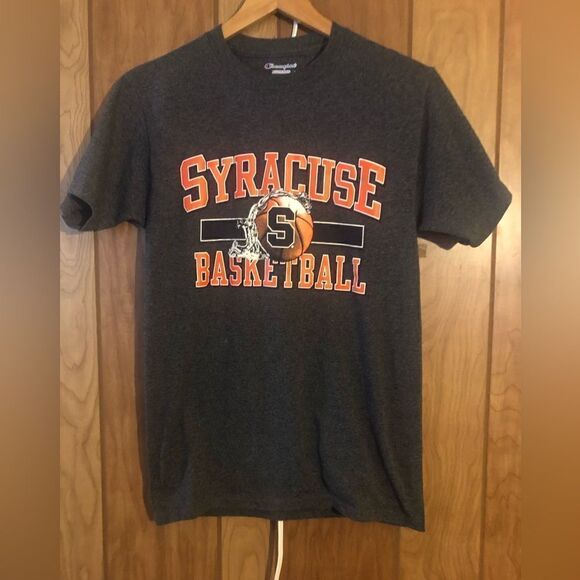 Champion Syracuse Basketball tshirt. Size Small. Blue - Picture 1 of 3